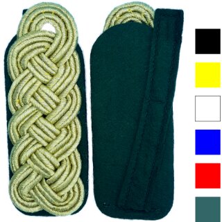 Schultergeflecht, Majorsgeflecht, Soutache gold, Filz