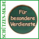Auflage FÜR BESONDERE VERDIENSTE, Messing, massiv...