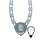 Schützenkette 30465, altsilber
