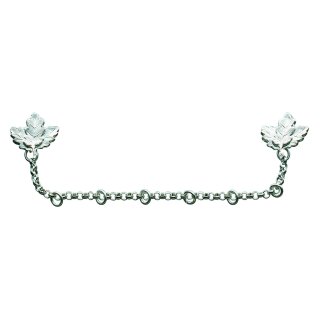 Kette 43811 zum Anhängen von Orden, versilbert
