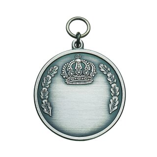 Medaille 51765, altsilber, mit Öse und Ring