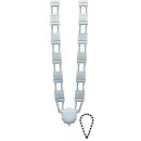 Schützenkette mit Mittelstück, Messing, massiv geprägt, versilbert,