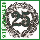 Abzeichen 84525, versilbert, Jubiläum 25