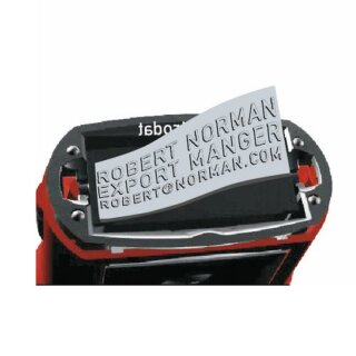 Textplatte für Trodat 46045