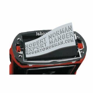 Textplatte für Trodat 46145