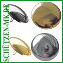 Knopf mit Öse, glatt, Ø 16 mm gold