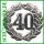 Abzeichen 84527, Jubiläum 40