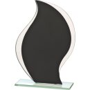 Glastrophäe aus 3er Serie 21880 21 cm Lasergravur