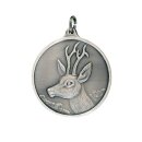 Jagdmedaille "Bock" vergoldet ohne