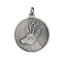 Jagdmedaille "Bock" vergoldet Jahreszahl