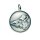 Jagdmedaille "Keilerkopf" versilbert ohne