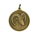 Jagdmedaille "Muffel" bronzefarbig ohne