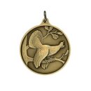 Jagdmedaille "Auerhahn" bronzefarbig Jahreszahl