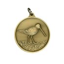 Jagdmedaille "Schnepfe" bronzefarbig ohne