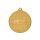 Jagdmedaille "Hase" vergoldet ohne