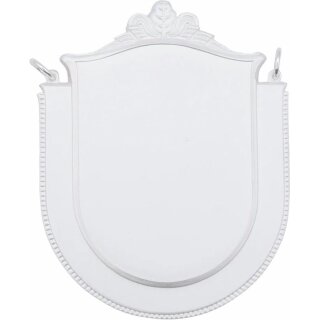 Schild 33888, mit 2 Ösen und 2 Ringen versilbert LO