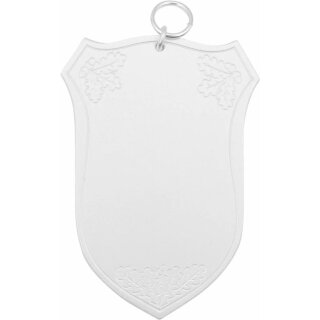 Schild 25328 versilbert TE