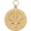 Medaille 14349 vergoldet ohne