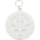 Medaille 14349 versilbert Text