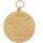 Medaille 21736, "Dem besten Schützen", mit Öse und Ring, Ø 39 mm vergoldet Jahreszahl