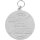Medaille 21736, "Dem besten Schützen", mit Öse und Ring, Ø 39 mm versilbert Jahreszahl
