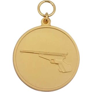 Medaille 52063, mit Öse und Ring vergoldet Jahreszahl