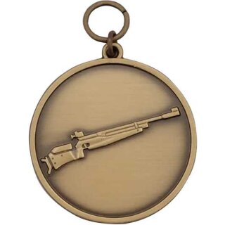 Medaille 58029, mit Öse und Ring bronze Jahreszahl