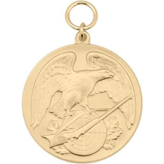 Medaille 10585 vergoldet ohne