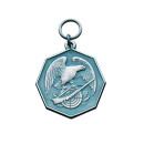 Medaille 23293, mit Öse und Ring bronze Text
