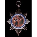 Orden 21053, mit Öse und Ring altsilber 23305 ohne