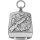 Anhänger 25181 altsilber mit Scharniernadel Jahreszahl