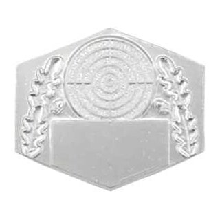 Abzeichen 84085 versilbert mit Sicherheitsnadel Jahreszahl