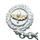 Kette 12290 zum Anhängen von Orden, versilbert für 6 Orden