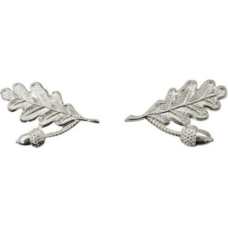 Paar Eichenlaub 00394 versilbert