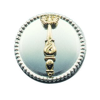 Abzeichen Insignie "Zepter", Auflage mit Sicherheitsnadel