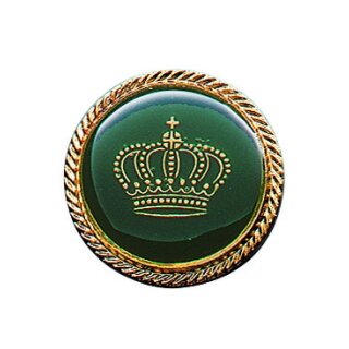 Abzeichen Insignie "Krone", Auflage mit Sicherheitsnadel