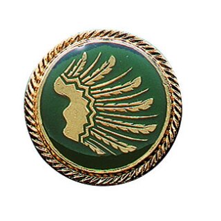 Abzeichen Insignie "linker Flügel", Auflage mit Sicherheitsnadel