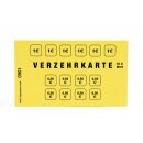 Verzehrkarten, Block mit 50 Stück, 10 €