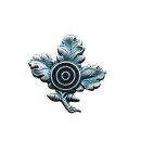 Abzeichen 04583 altsilber mit langer Nadel