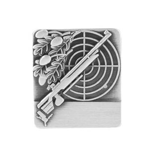 Abzeichen 62287 versilbert mit langer Nadel Jahreszahl