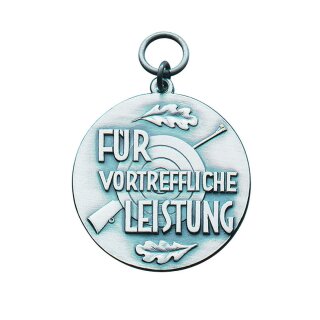 Medaille 21526, "Für vortreffliche Leistung", mit Öse und Ring, Ø 39 mm