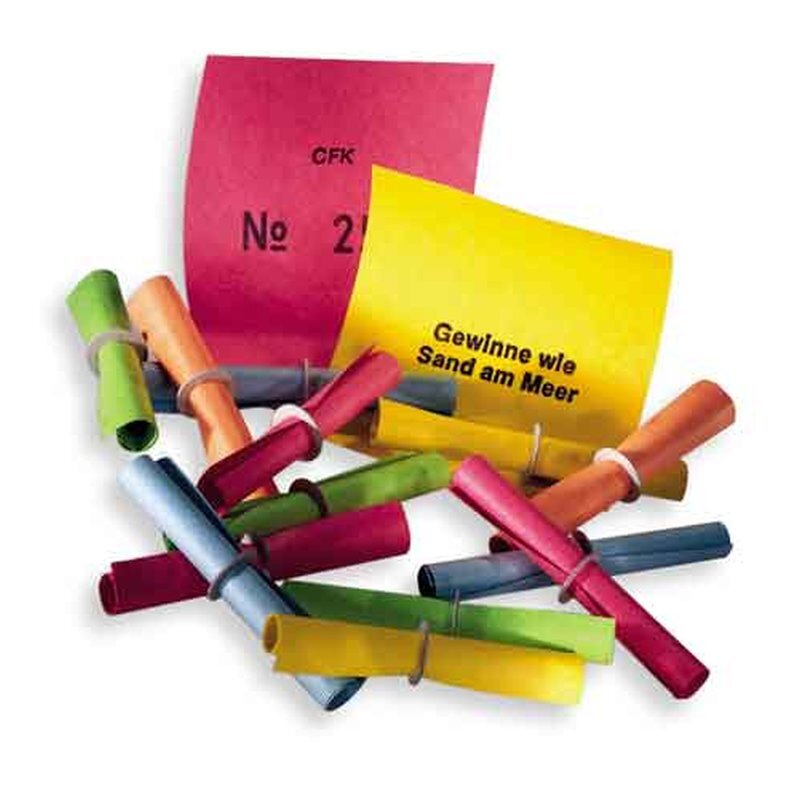 500 Stück Röllchenlose Nieten, bunt gemischt, 13,90