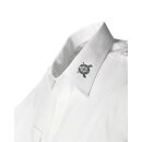 Schützenhemd "Hubertus", 1/1 Arm, weiß, mit Stick 50