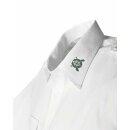 Schützenhemd "Hubertus", 1/2 Arm, weiß, mit Stick, Slim Fit 40