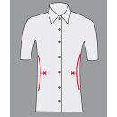 Schützenhemd "Hubertus", 1/2 Arm, weiß, Slim Fit 42