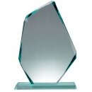 Glastrophäe aus 3er Serie 6574 220 mm-Emblem und Schild