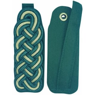 Schultergeflecht, Majorsgeflecht, Rundschnur gold schützengrün