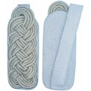 Schultergeflecht, Majorsgeflecht, Soutache silber, Filz...