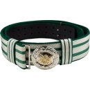 Feldbinde, silber mit schützengrün national,...