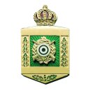 Abzeichen 81908, mit Scharniernadel vergoldet Jahreszahl